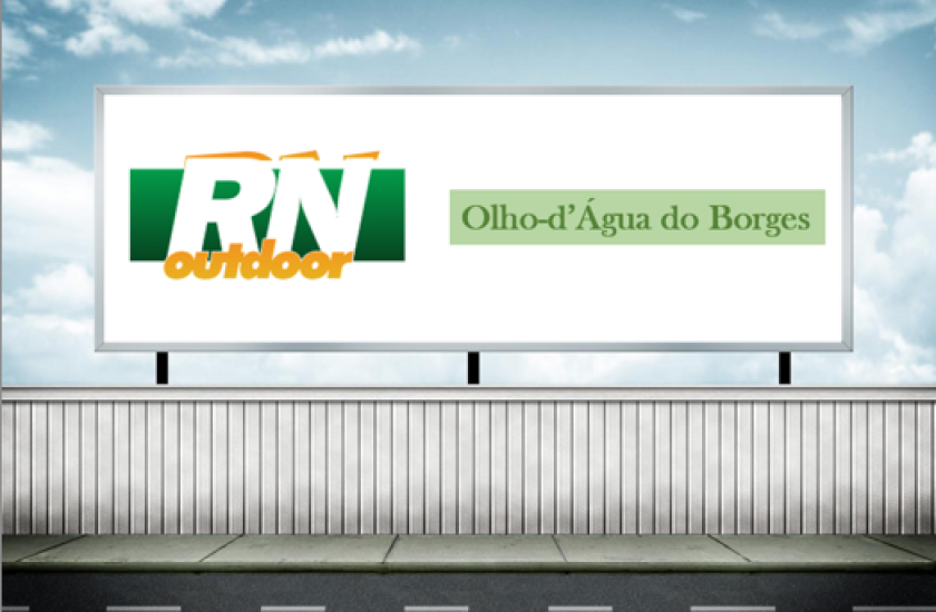 INVISTA EM OUTDOOR NA CIDADE DE OLHO D'AGUA DO BORGES-RN