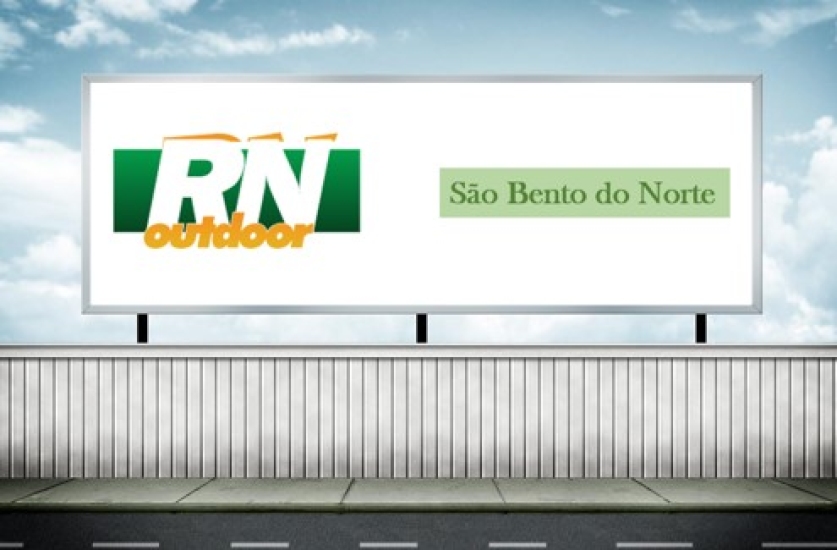 INVISTA EM OUTDOOR NA CIDADE DE SÃO BENTO DO NORTE-RN