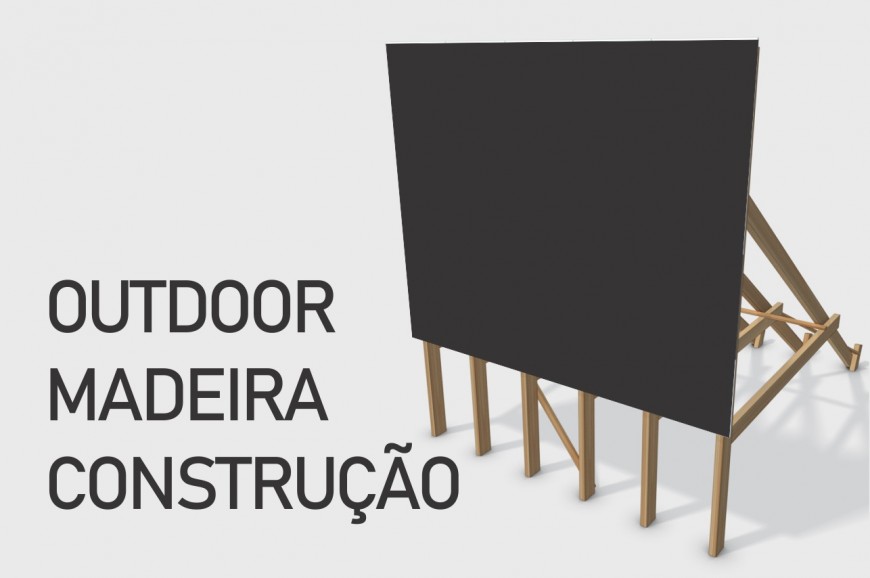 CONSTRUÇÃO PLACA DE OUTDOOR