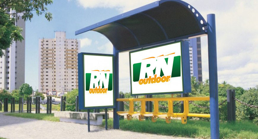 Ponto de Ônibus / Mobiliário Urbano NATAL Outdoor no Rio Grande do Norte,  Front Light, Painel Rodoviário, RN Outdoor, Criação de arte para Outdoor RN,  Criação de logo RN , criação VT